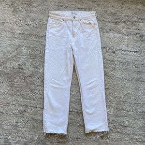 Zara white jeans size 4